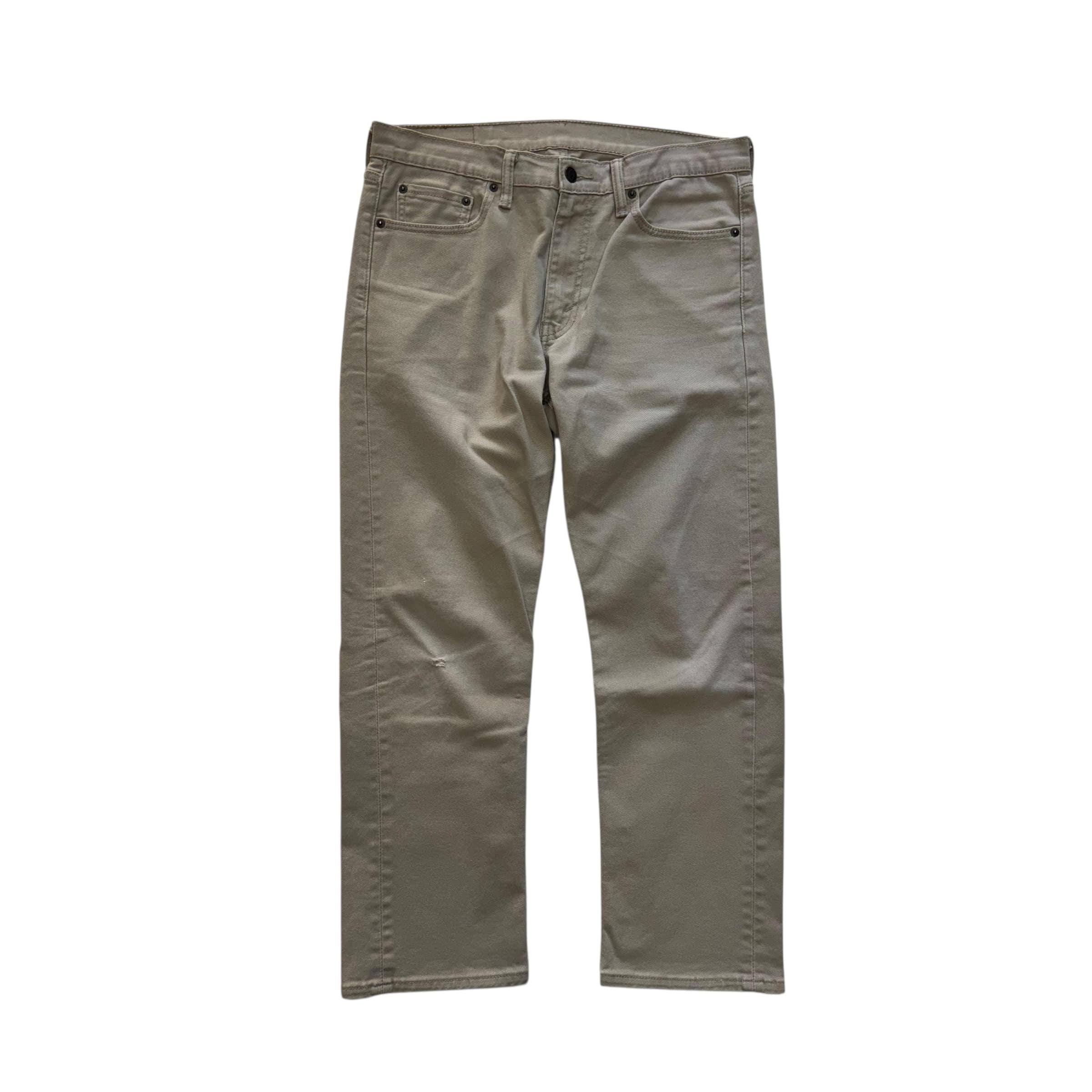[33] Levis 513 Beige Jeans [lv1205] 10