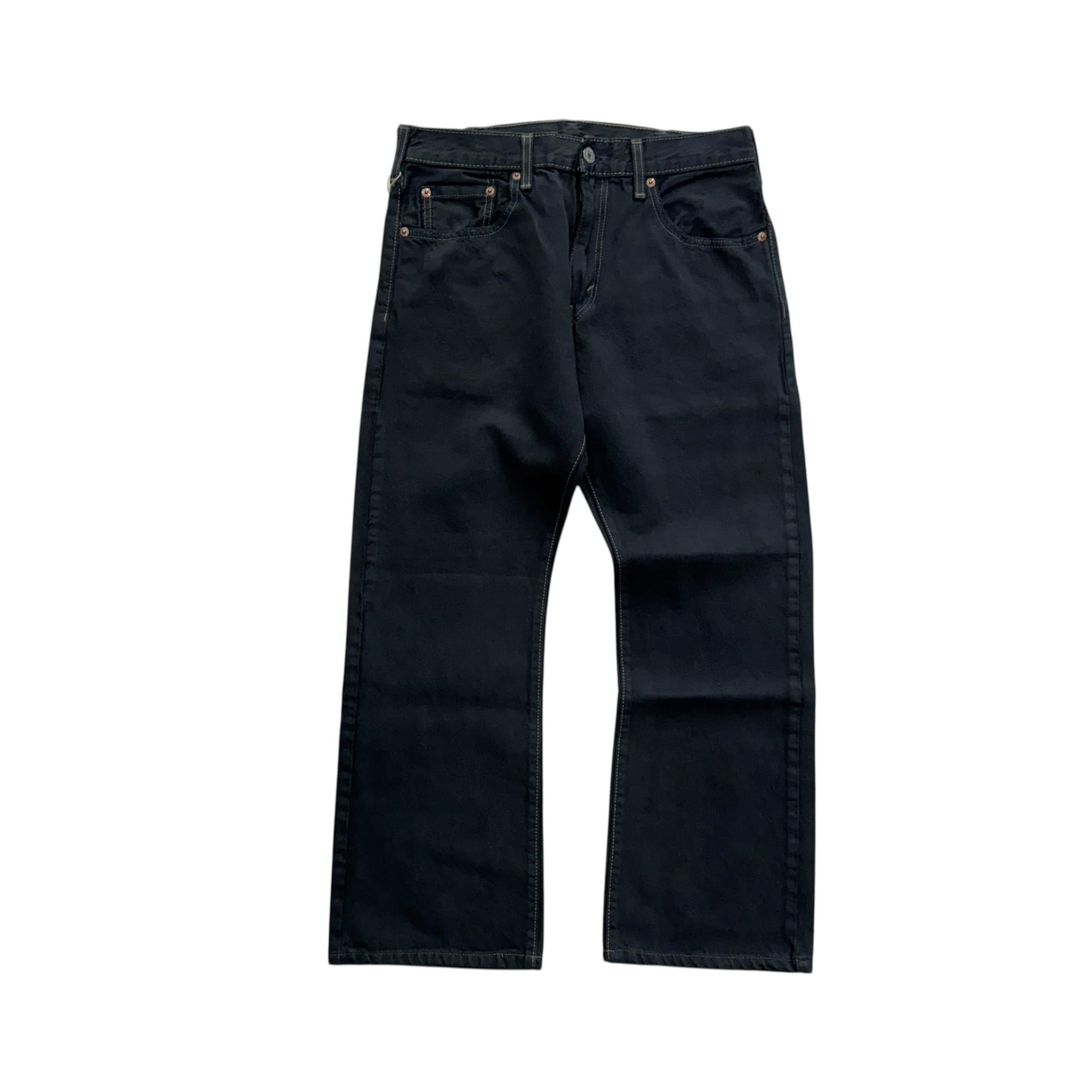 [30] Levis 517 Black Dyed Boot Cut Jeans  [lv1179] 9