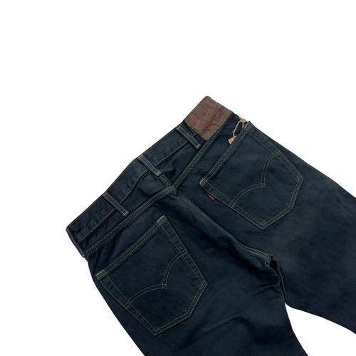 [30] Levis 517 Black Dyed Boot Cut Jeans  [lv1179] 8