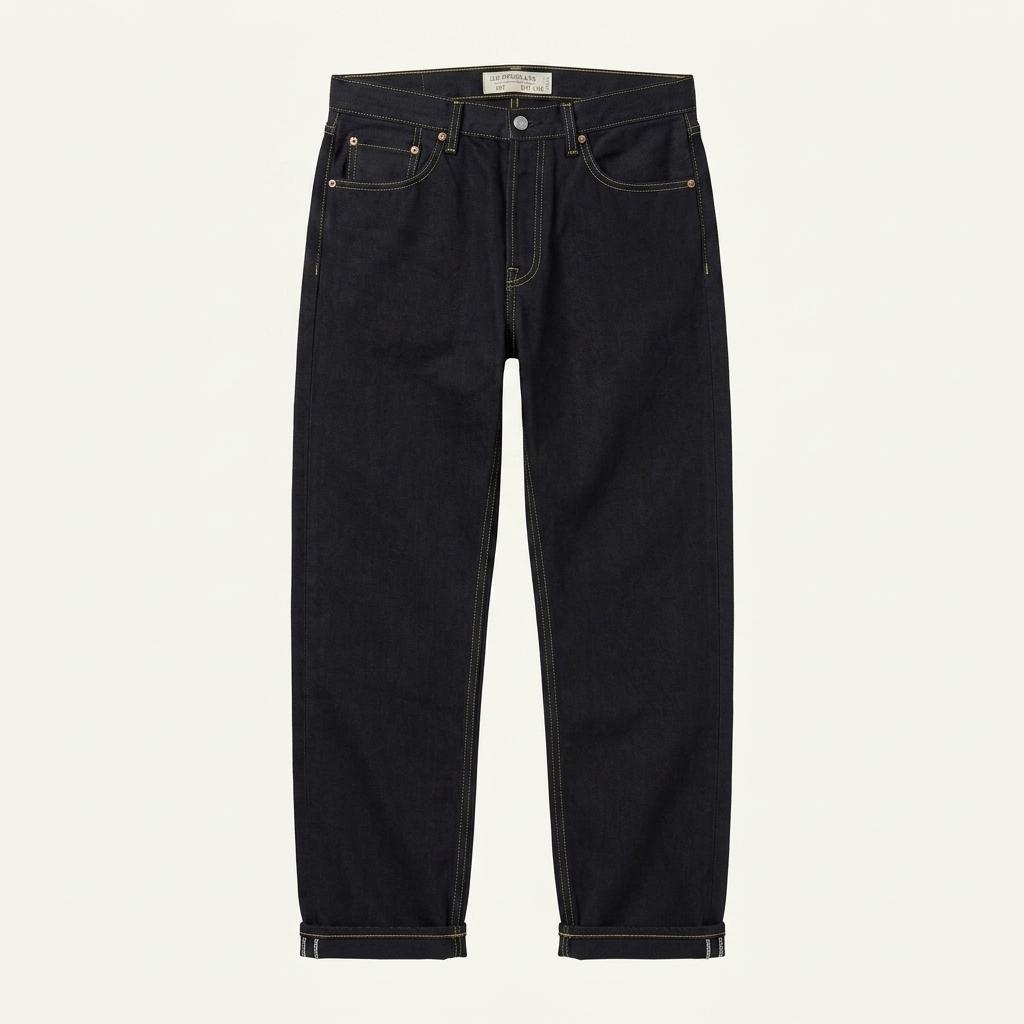 [33] Levis 505 Black Dyed Jeans [lv1177] 1