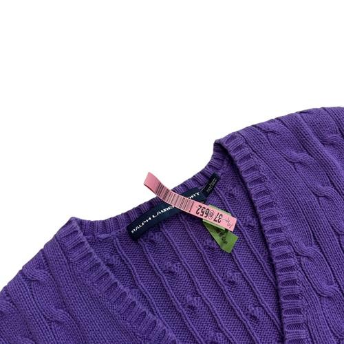 [우먼 L] Polo Ralph Lauren Cable V-neck Sweater 4