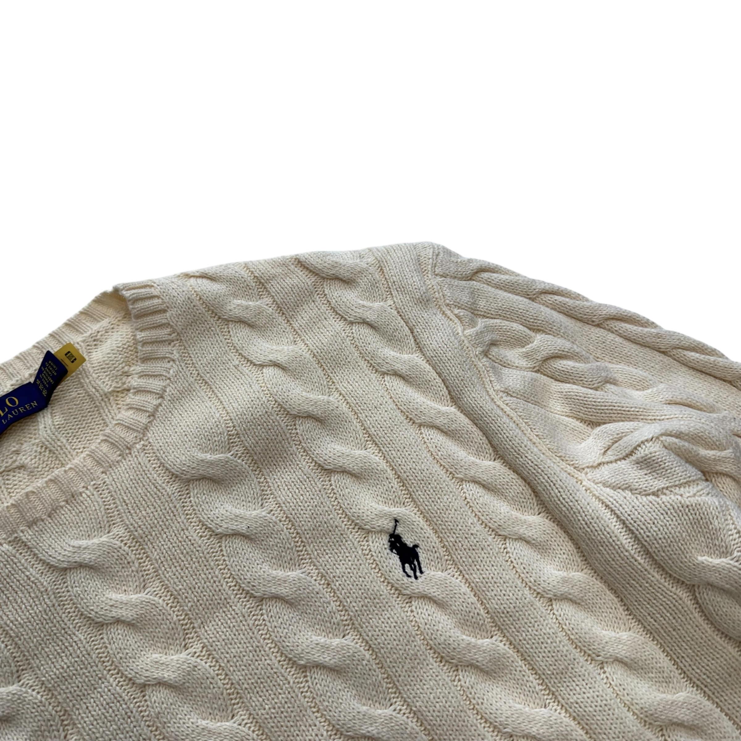 [105~] Polo Ralph Lauren Cable Sweater Qr Tag 7