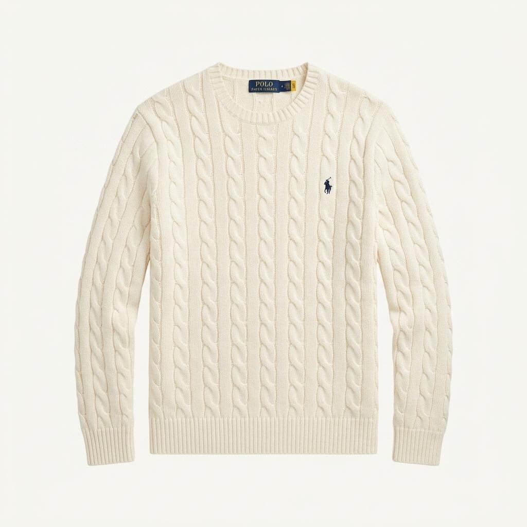 [105~] Polo Ralph Lauren Cable Sweater Qr Tag 1