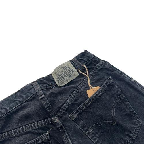 [30] 90's Levis Silver Tab Baggy Black [lv1114] 10