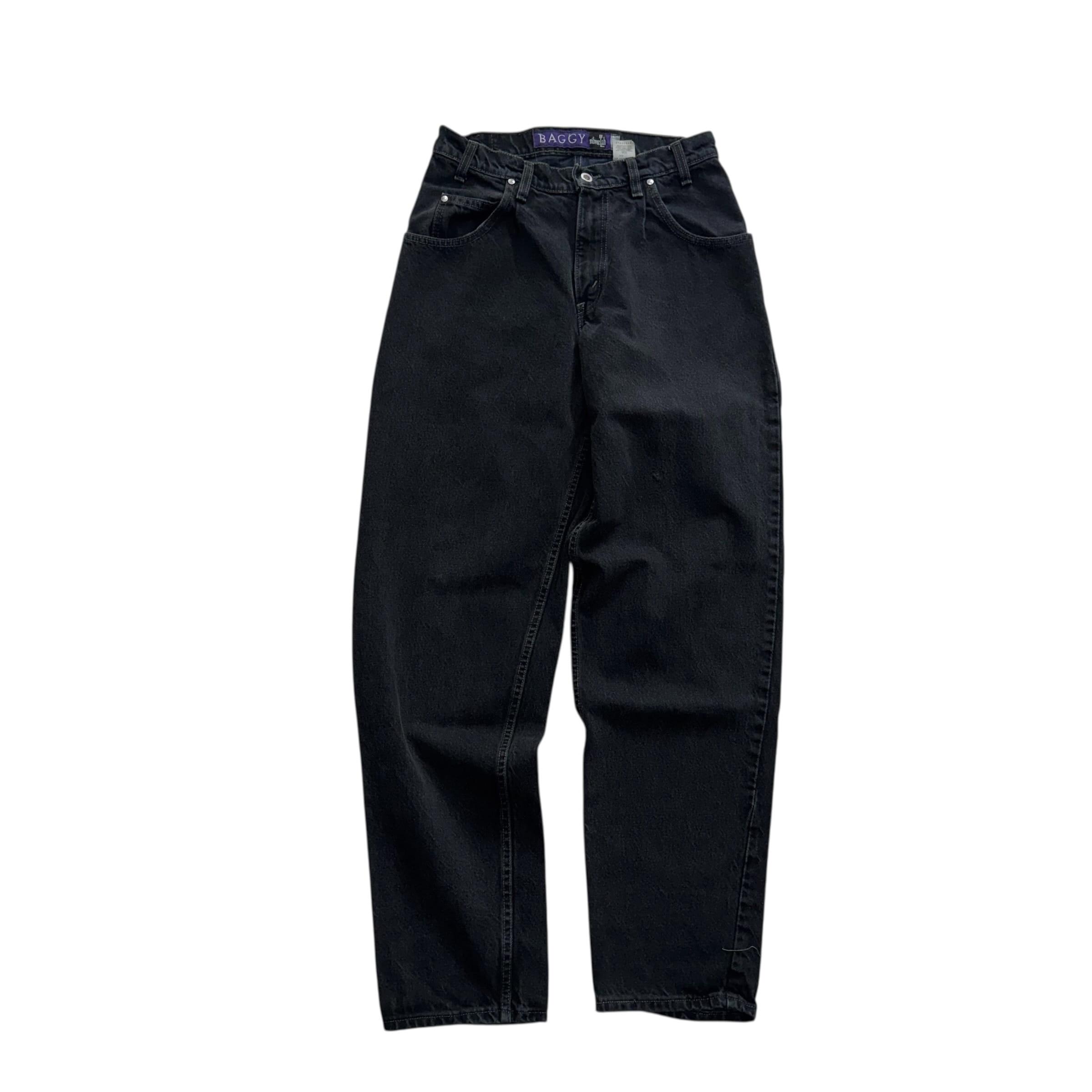 [30] 90's Levis Silver Tab Baggy Black [lv1114] 11