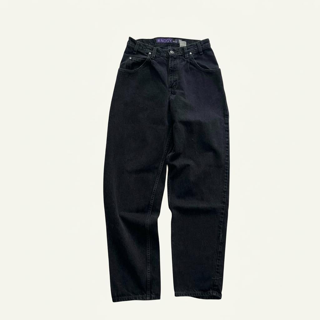 [30] 90's Levis Silver Tab Baggy Black [lv1114] 1