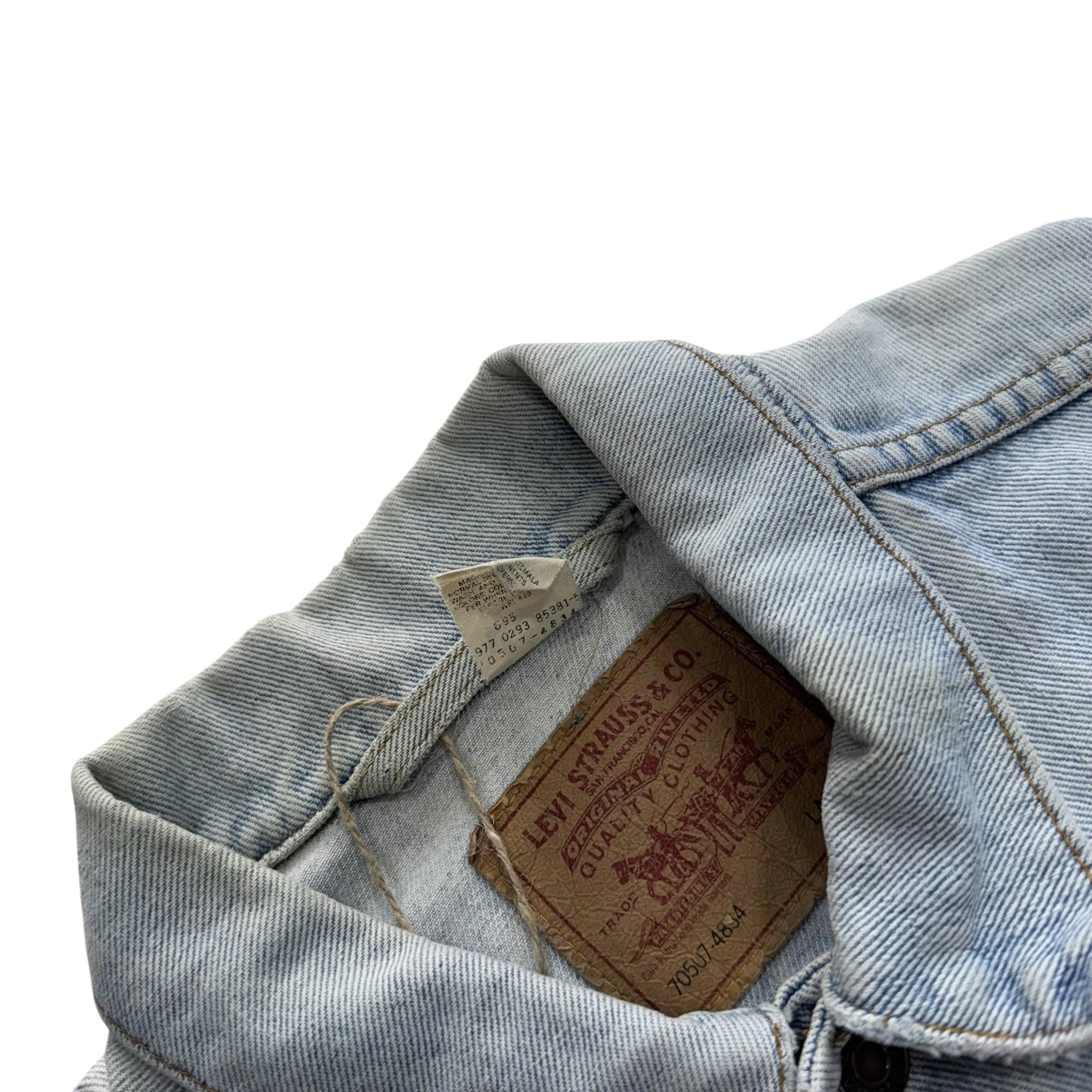 [105~] 90's Levis 70507-4834 Denim Trucker Jacket 11