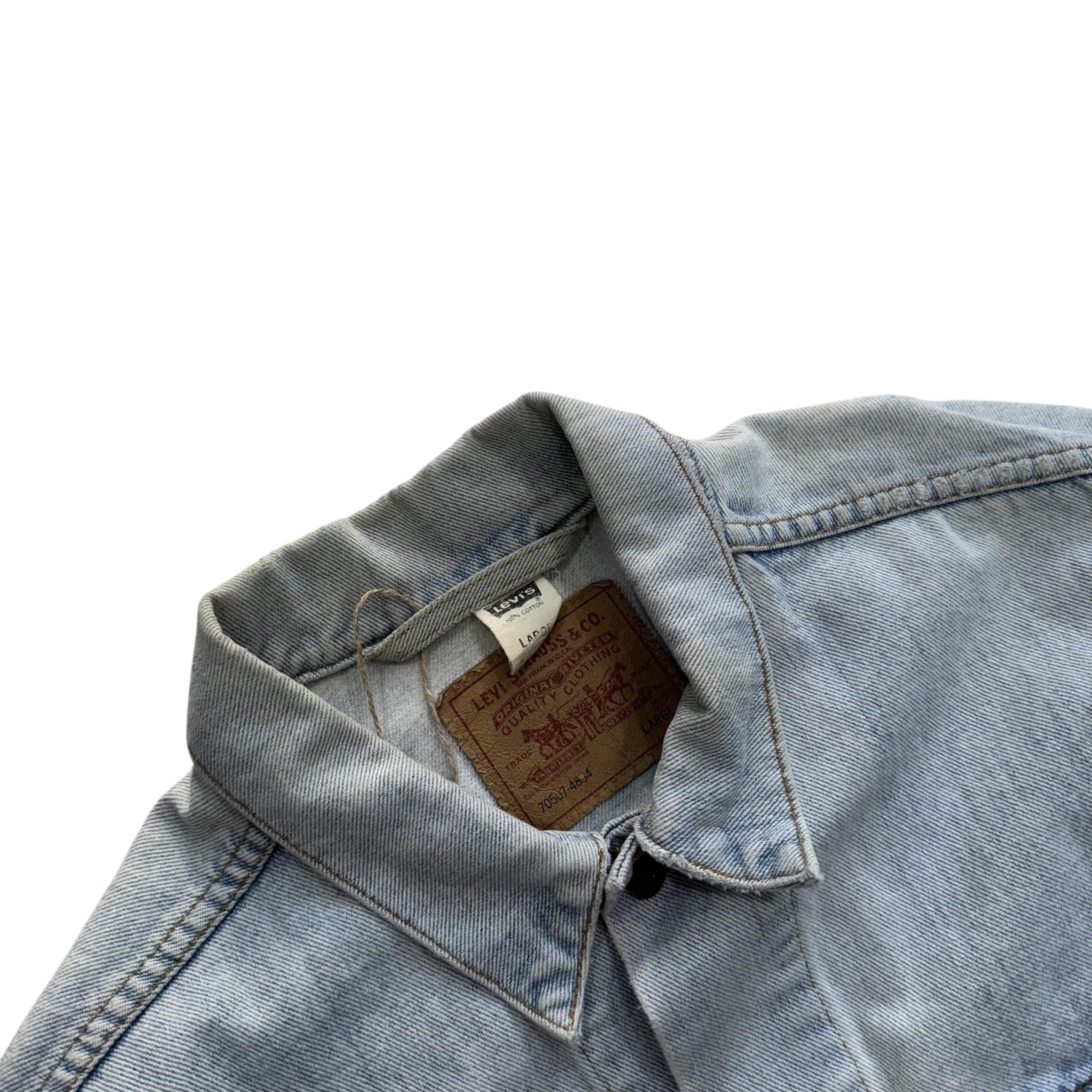 [105~] 90's Levis 70507-4834 Denim Trucker Jacket 10