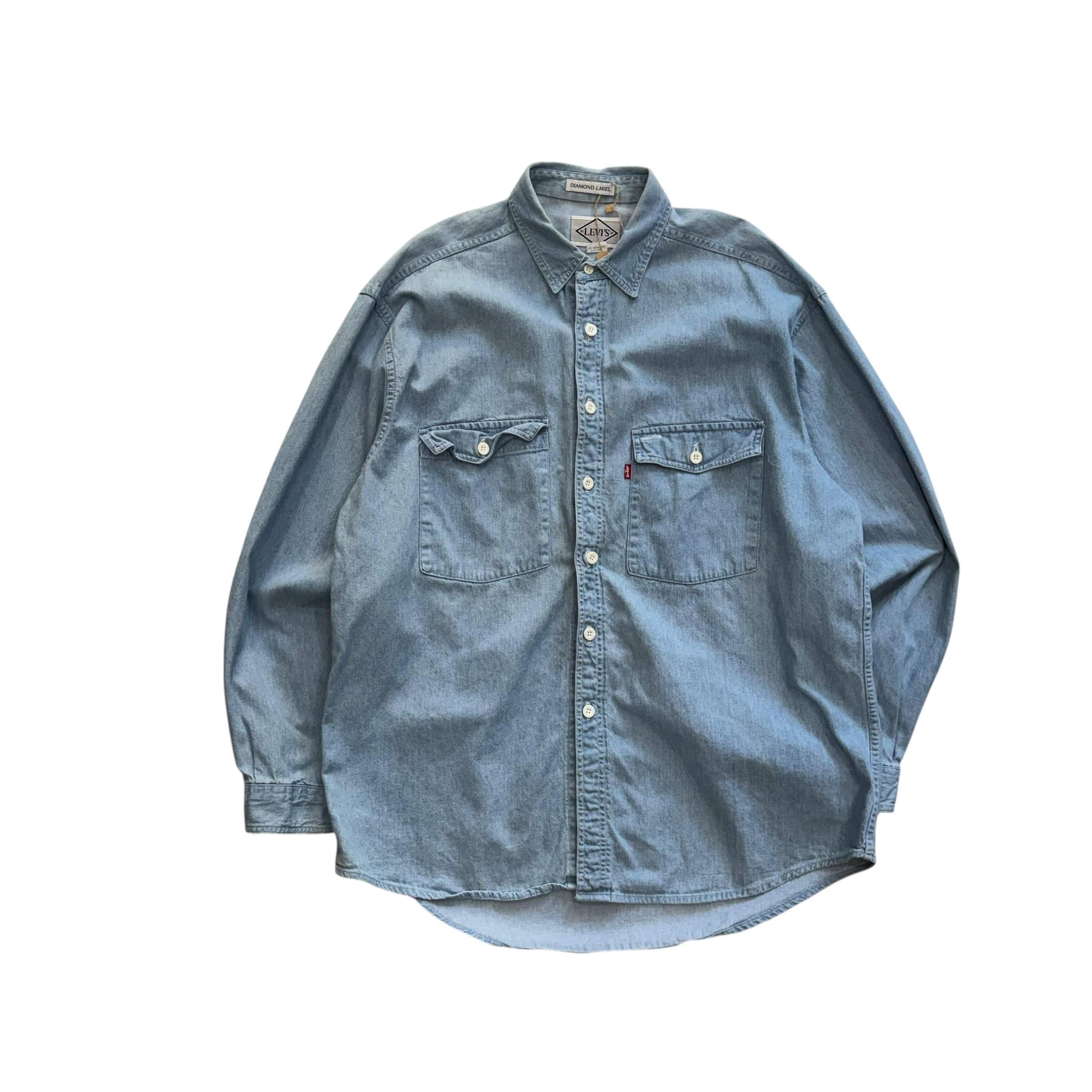 [105] 80's Levis Diamond Label Denim Shirt 8