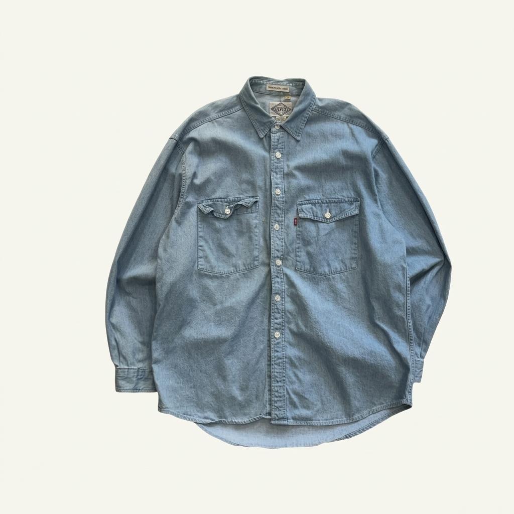 [105] 80's Levis Diamond Label Denim Shirt 1