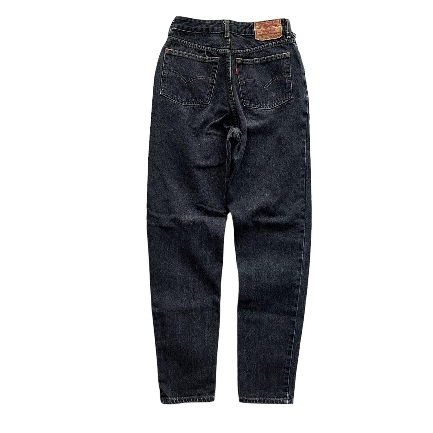 [24.5] 80's Levis 626-5358 Bkack Jeans [LV1043] 11