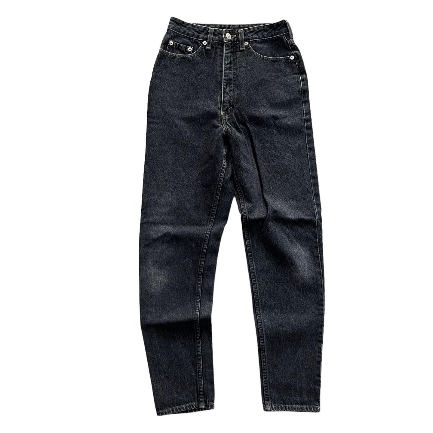 [24.5] 80's Levis 626-5358 Bkack Jeans [LV1043] 10