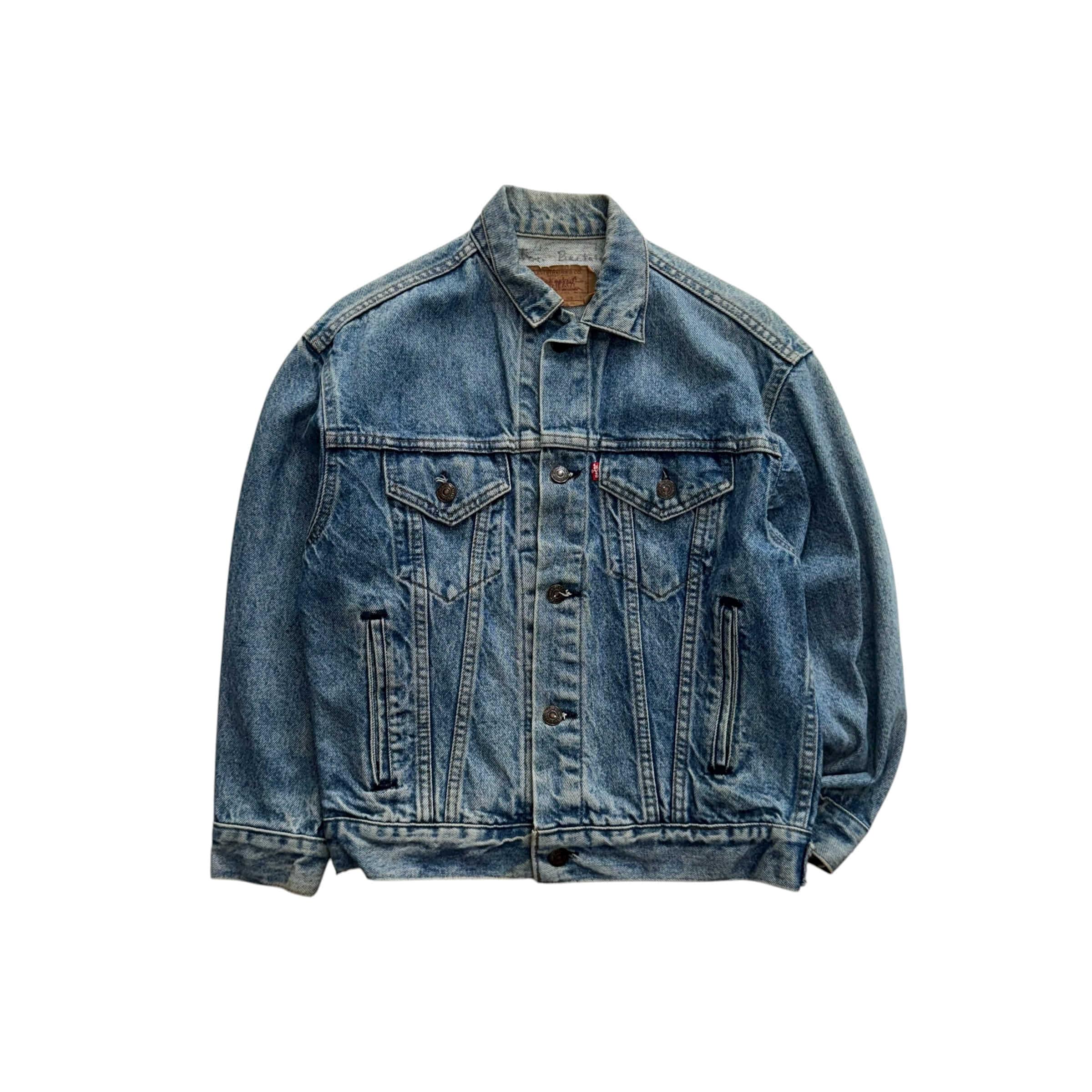 [93] 90's Levis 57508-0214 Denim Trucker Jacket 8