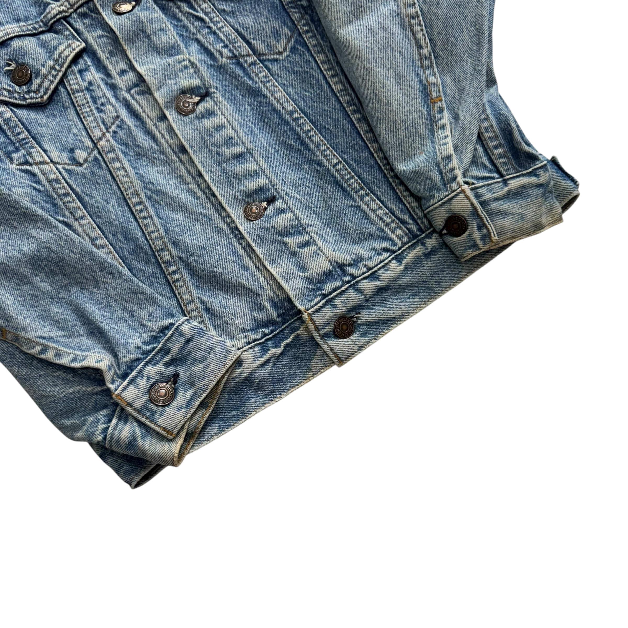 [93] 90's Levis 57508-0214 Denim Trucker Jacket 11