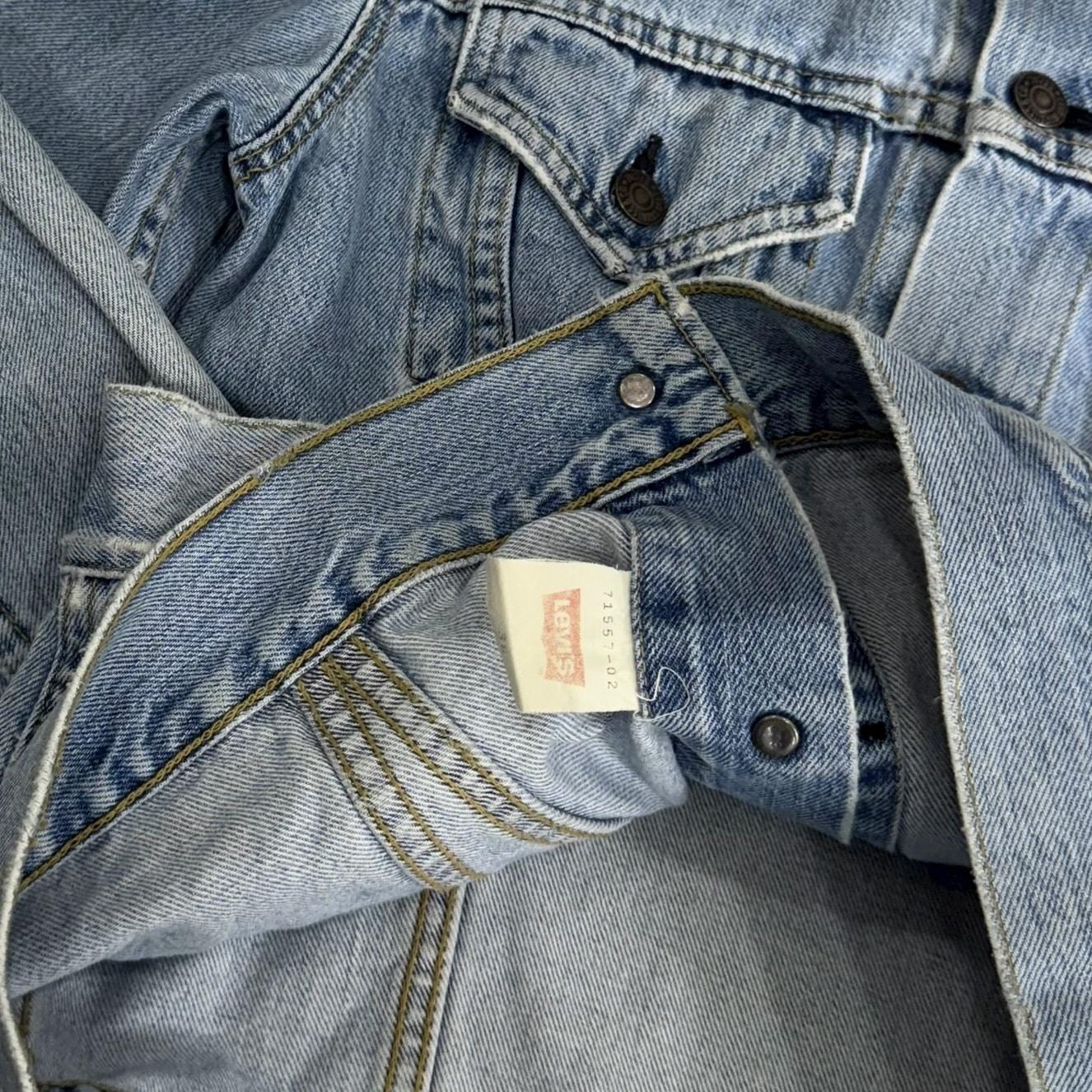 [95] 90's Levis 557 Denim Trucker Jacket 11