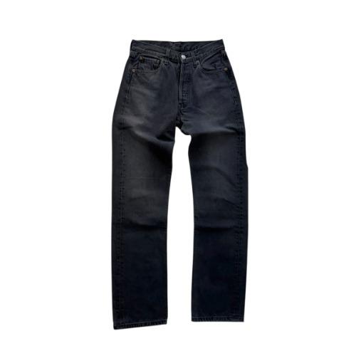 [27] 90's Levis 501 Black Jeans [lv0951] 2