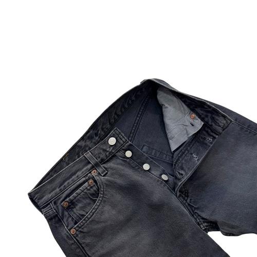 [27] 90's Levis 501 Black Jeans [lv0951] 4