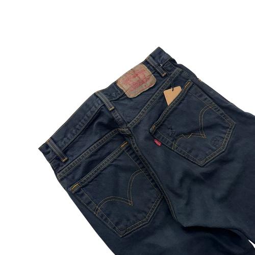 [28] Levis 517 Black Dyed Boot Cut Jeans [lv0890] 8