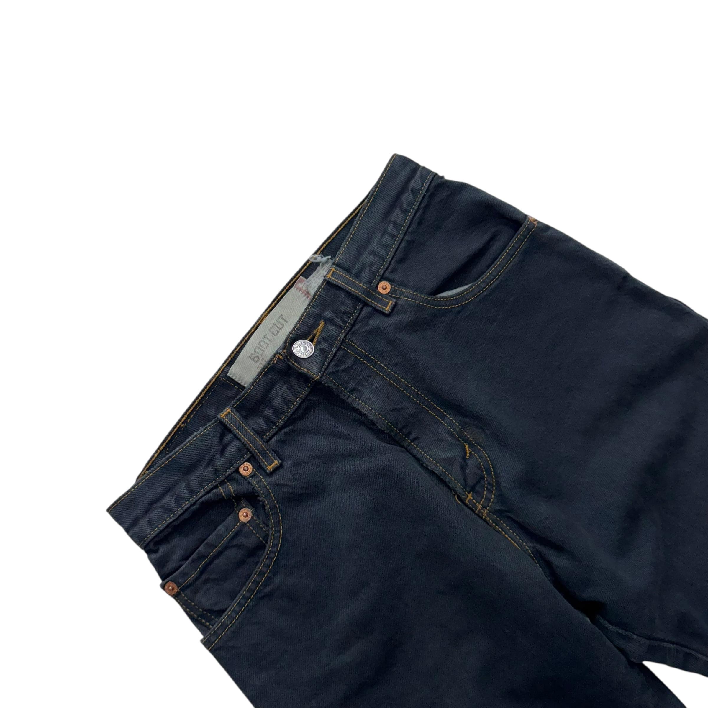 [28] Levis 517 Black Dyed Boot Cut Jeans [lv0890] 11