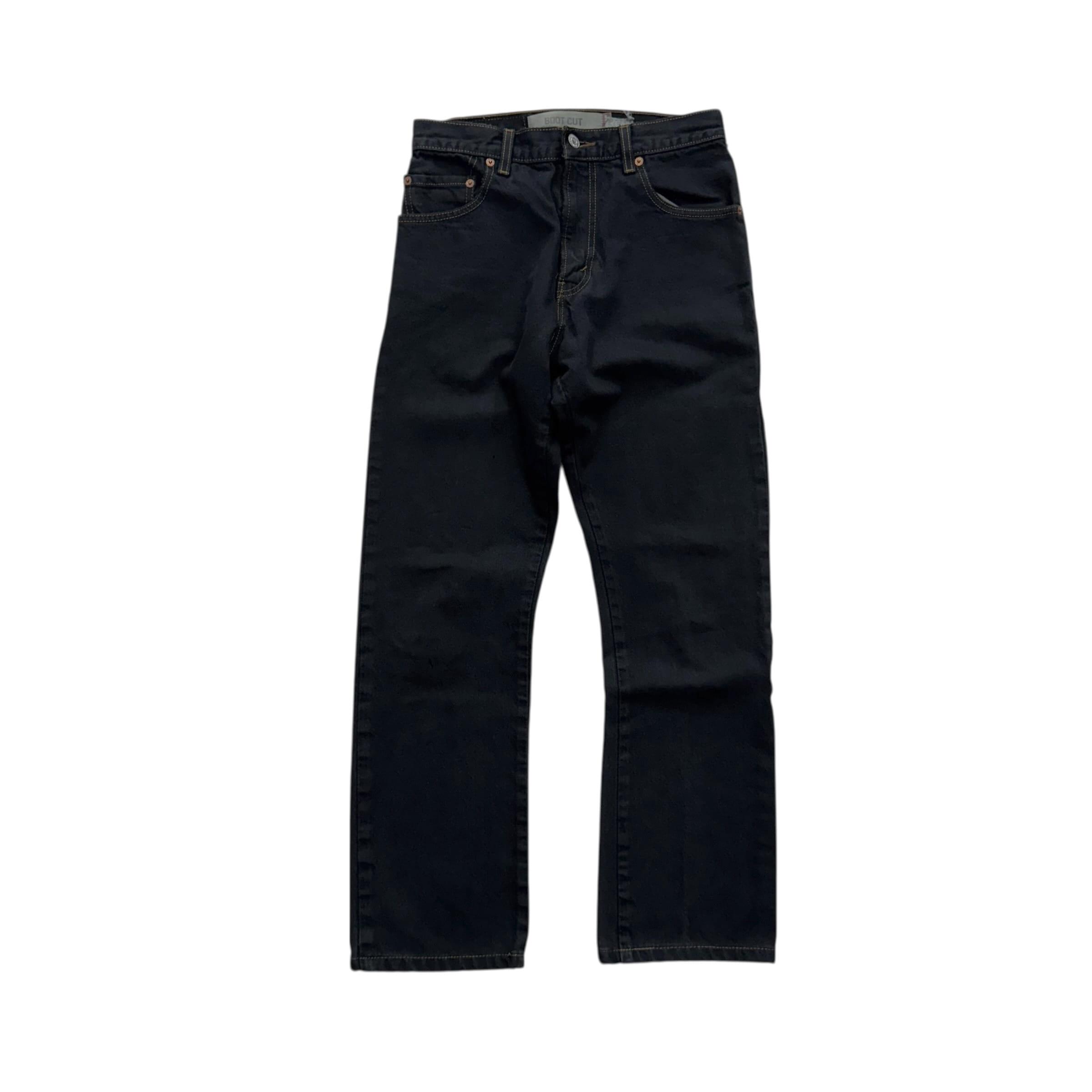[28] Levis 517 Black Dyed Boot Cut Jeans [lv0890] 10