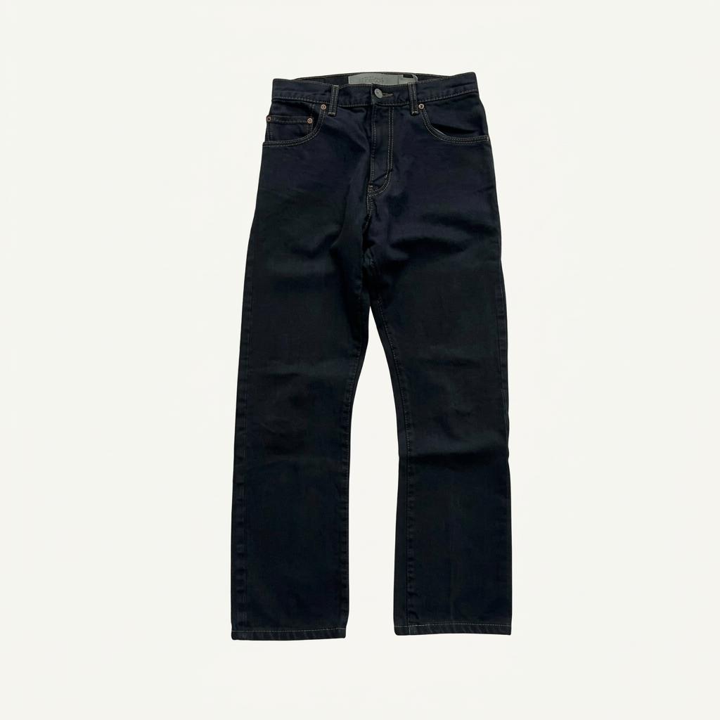[28] Levis 517 Black Dyed Boot Cut Jeans [lv0890] 1