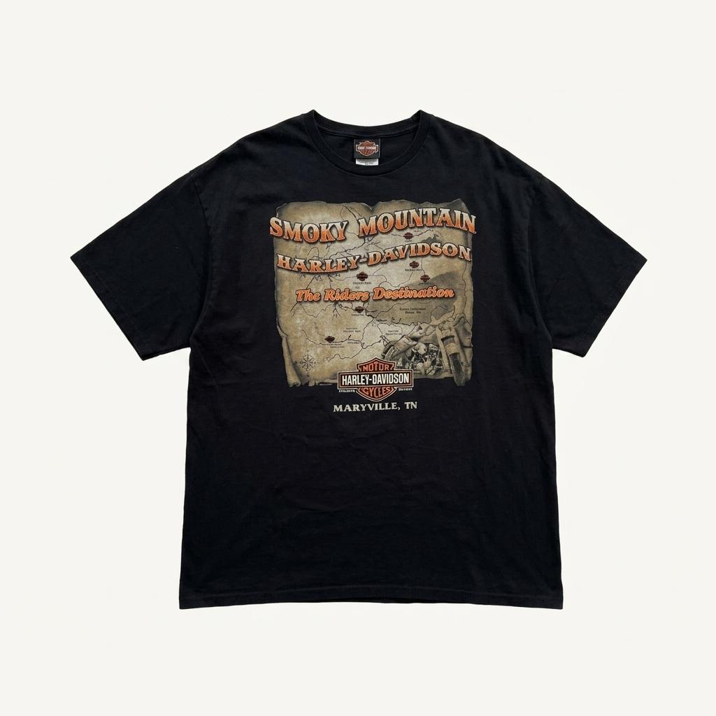 [108] Harley Davidson 'Smoky Mountain' T Shirt 1