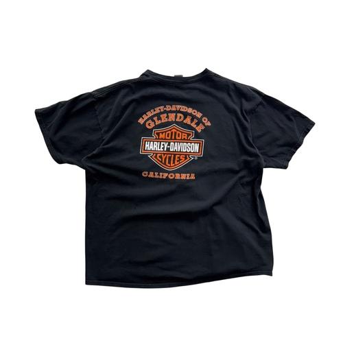 [110~] Harley Davidson 'Eagle' T Shirt Big Size 5