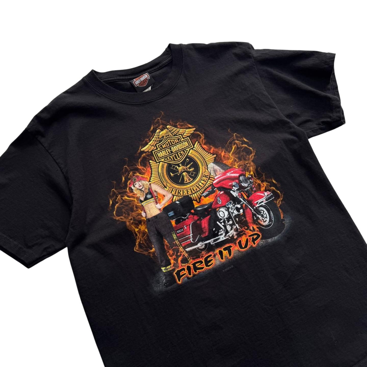 [95] Harley Davidson 'Fire It Up' T Shirt 8