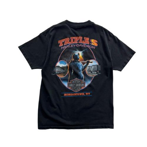 [100] Harley Davidson 'Triple' T Shirt 2