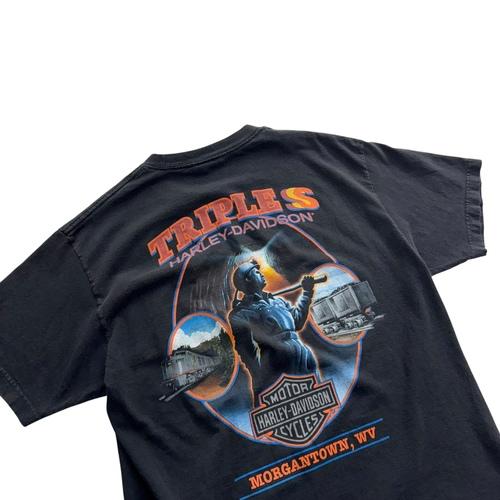 [100] Harley Davidson 'Triple' T Shirt 6
