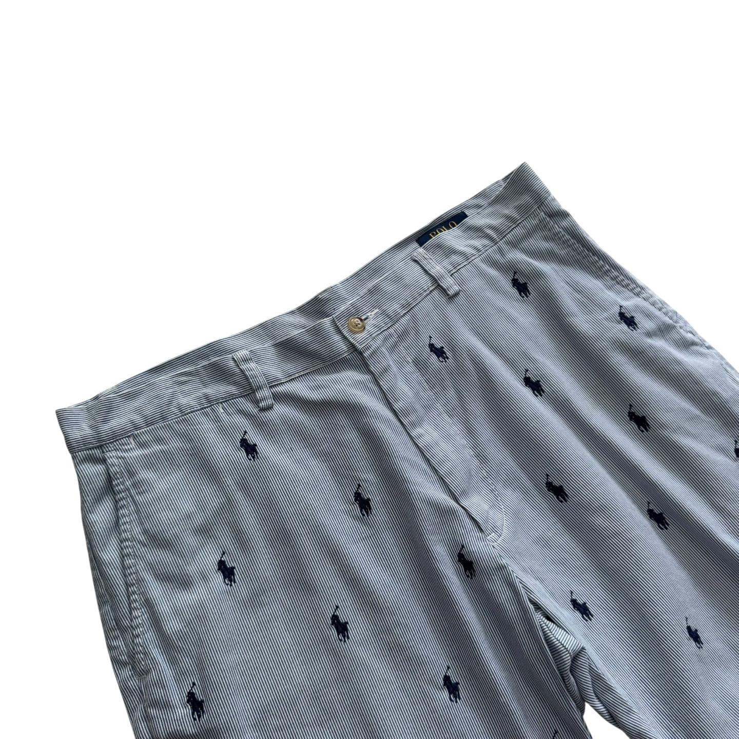 [36] Polo Ralph Lauren Seersucker Shorts 8