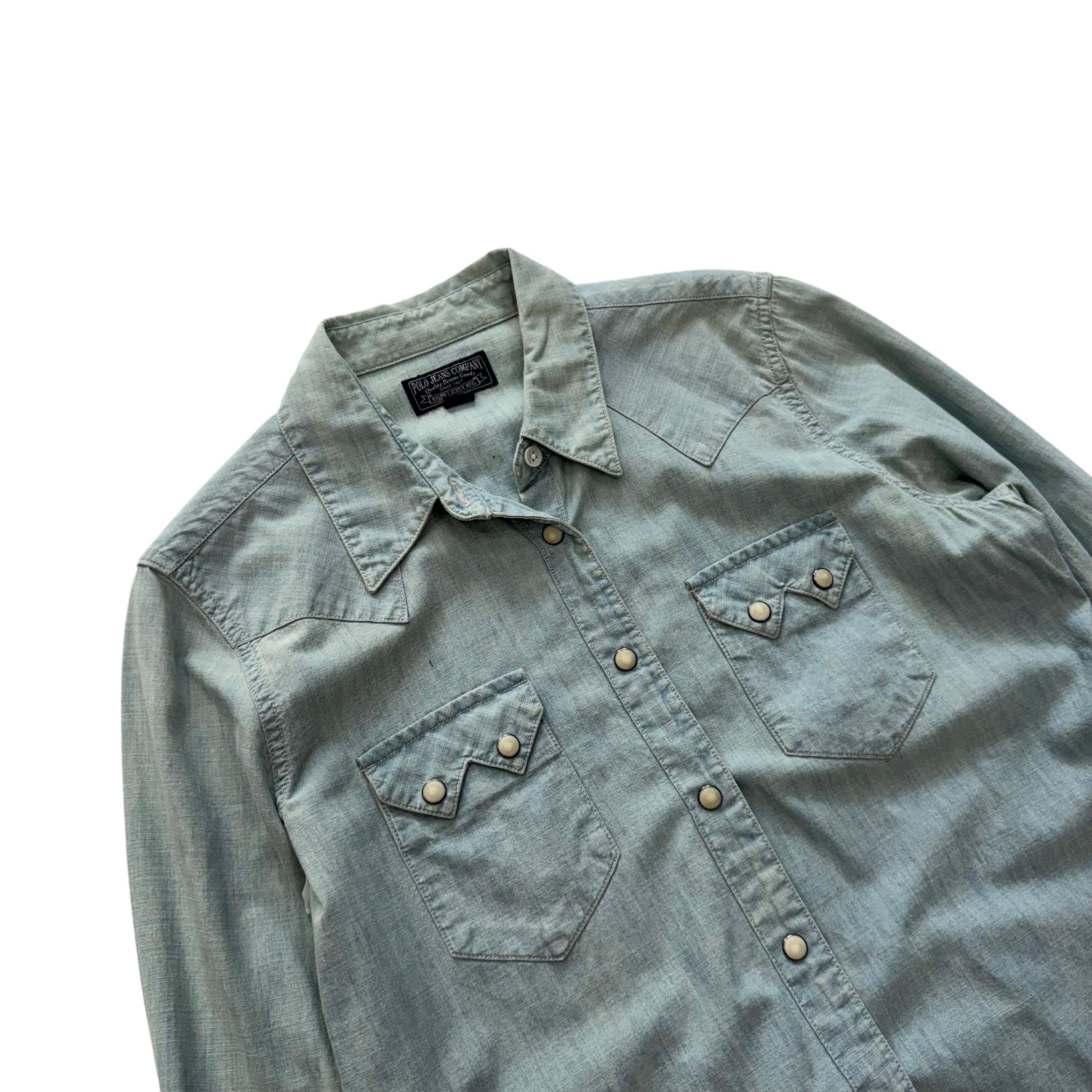 [우먼 M~L] Polo Ralph Lauren Chambray Western Shirt 9