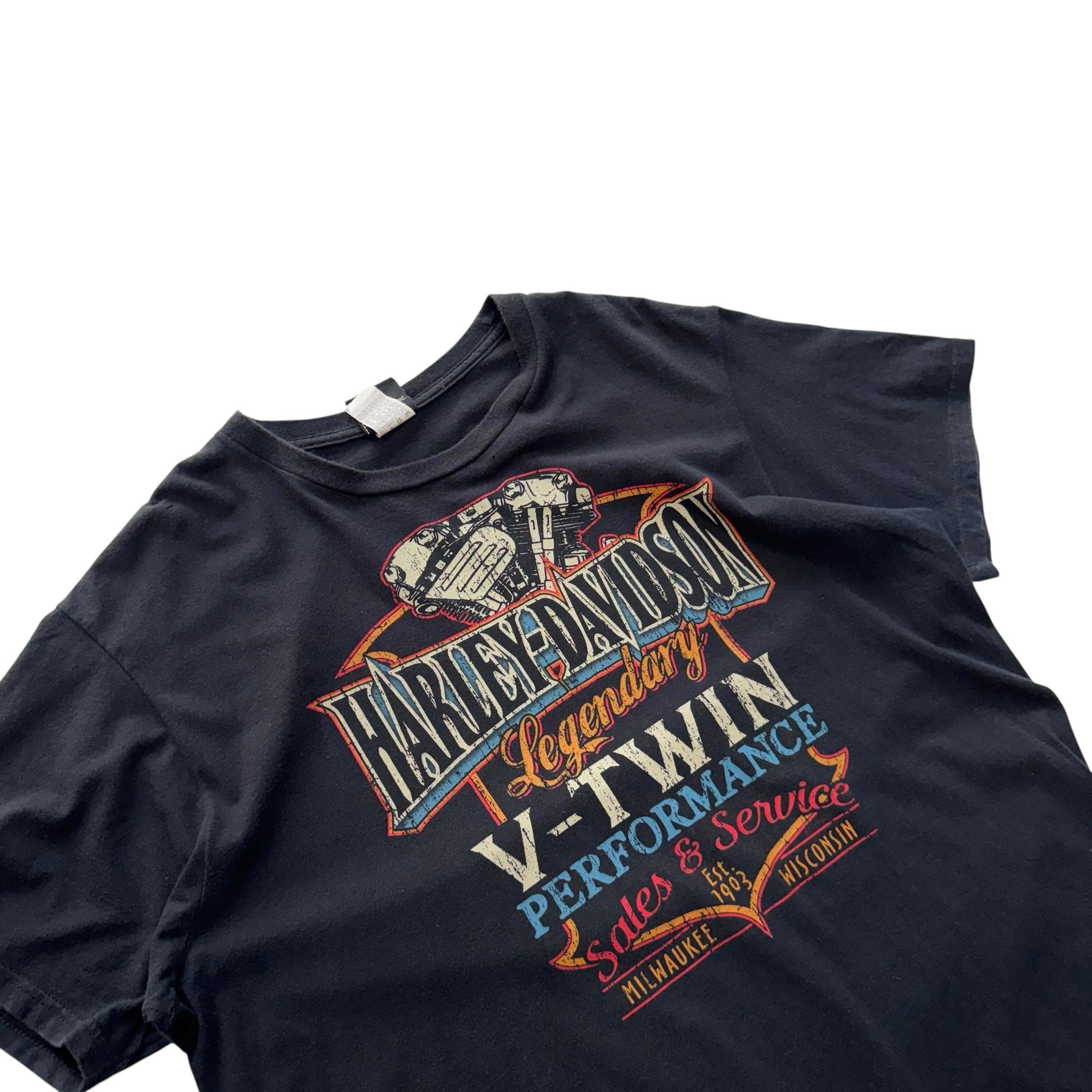 [105] Harley Davidson T shirt 9