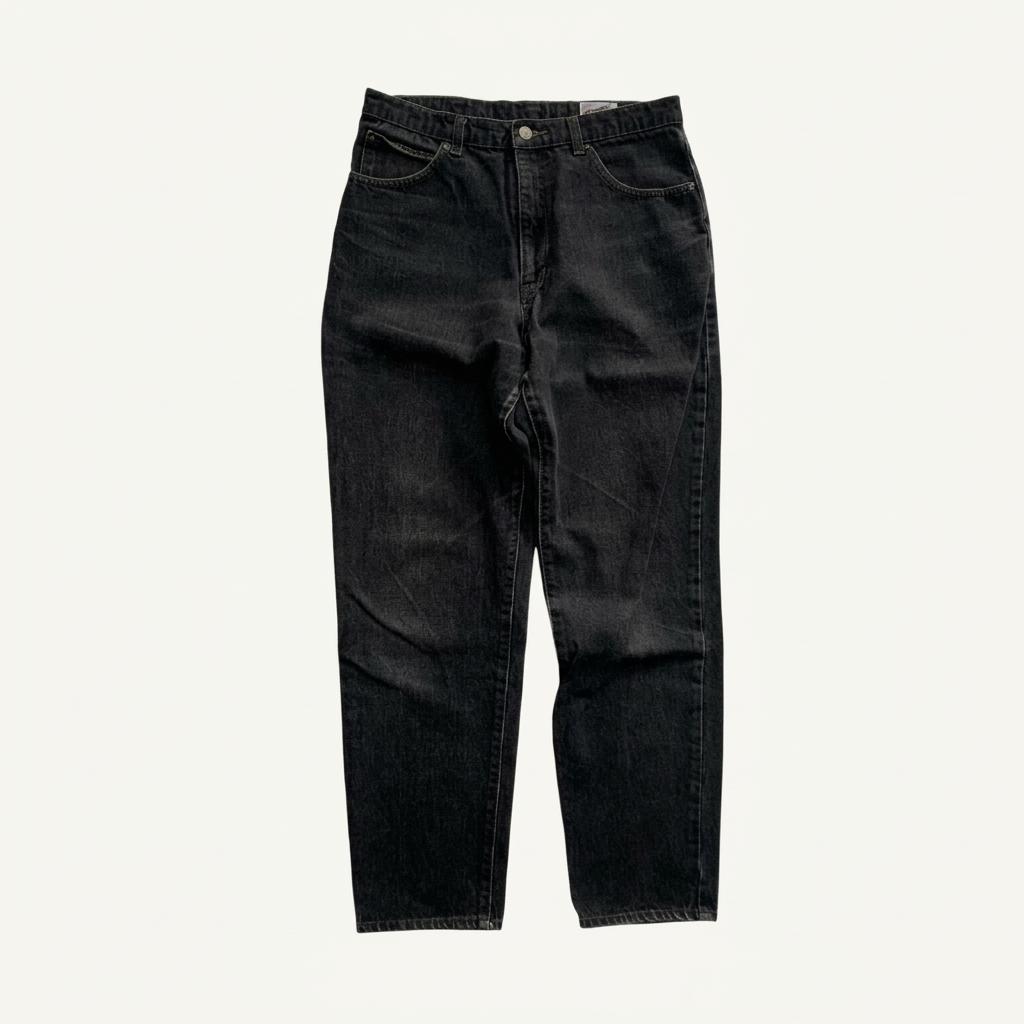 [31] Wrangler Black Jeans [lv0668] 1