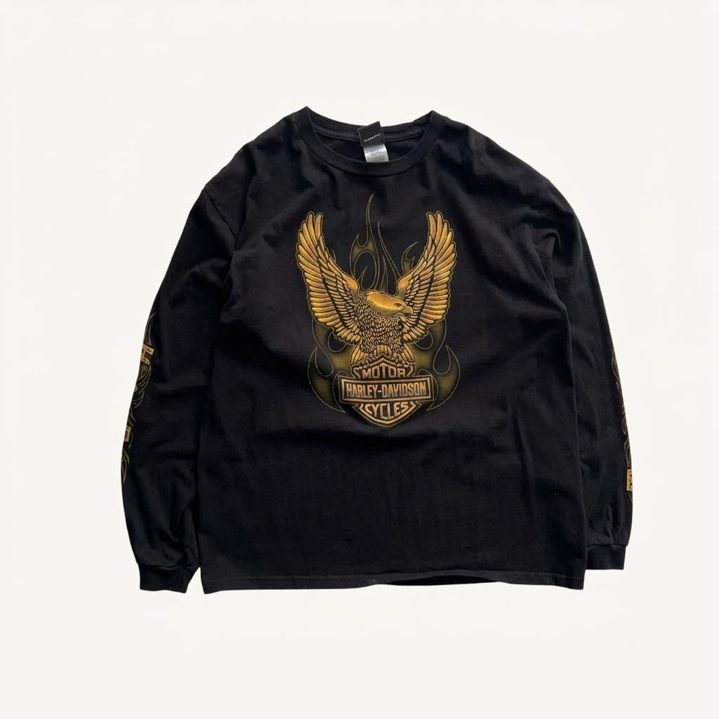 [105] Harley Davidson Eagle Long Sleeve 1