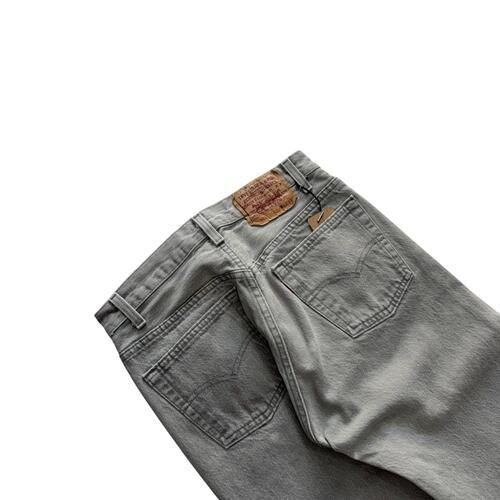 [27.5] 90's Levis 501 Grey Jeans [lv0645] 9