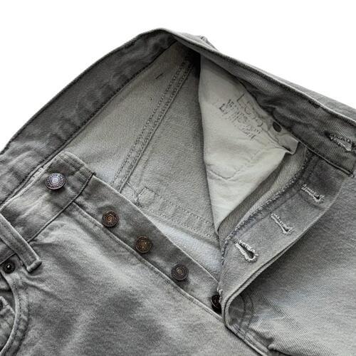 [27.5] 90's Levis 501 Grey Jeans [lv0645] 4