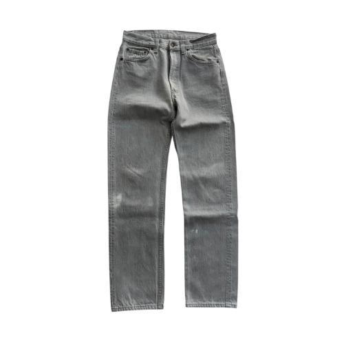 [27.5] 90's Levis 501 Grey Jeans [lv0645] 2