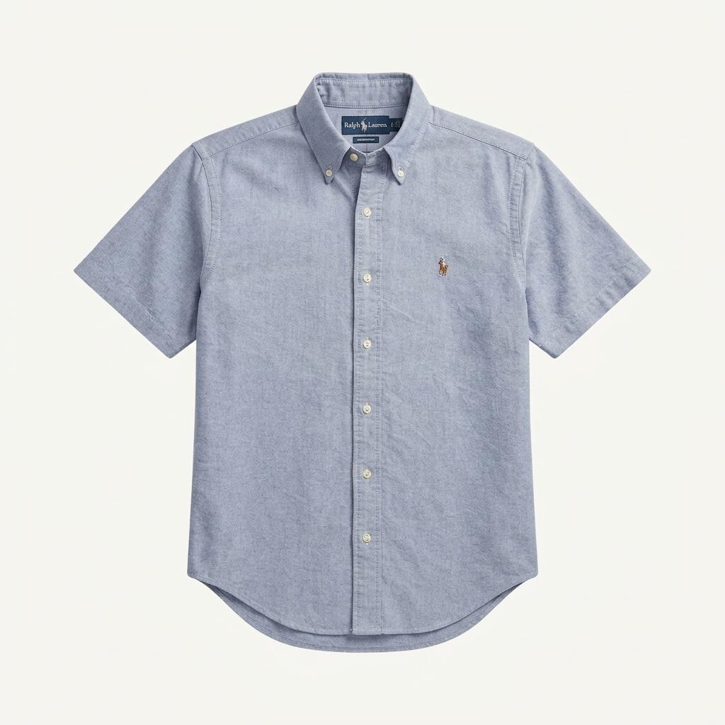 [95] Polo Ralph Lauren OCBD Short Sleeve Shirt 1