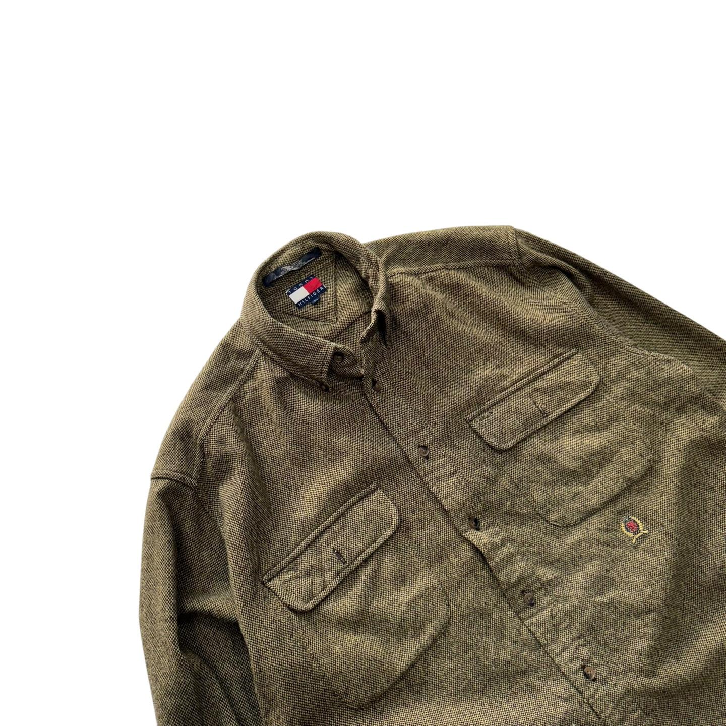[105] 90's Tommy Hilfiger Wool Shirt 8