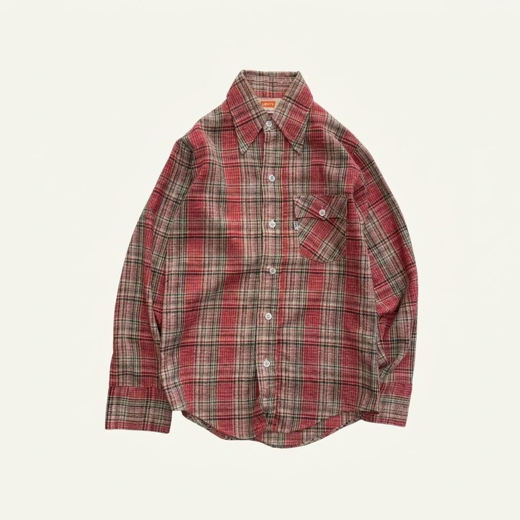 [90 or 우먼 M] 70's Levis Shirt 1
