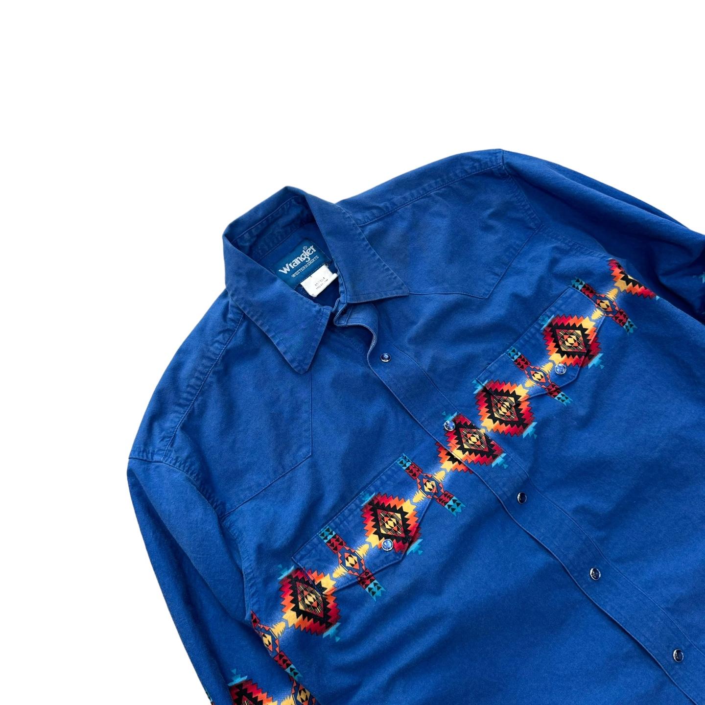 [95] Wrangler Navajo Western Shirt 9