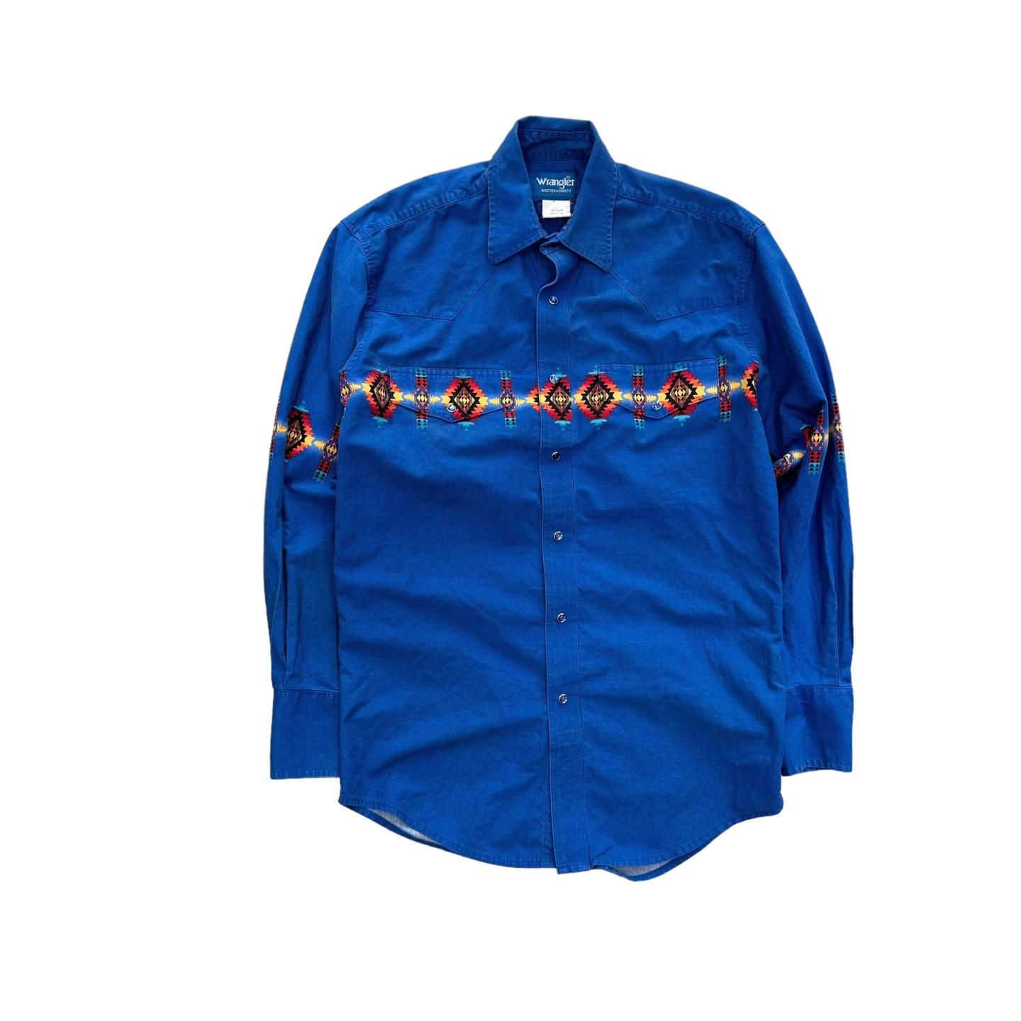 [95] Wrangler Navajo Western Shirt 8