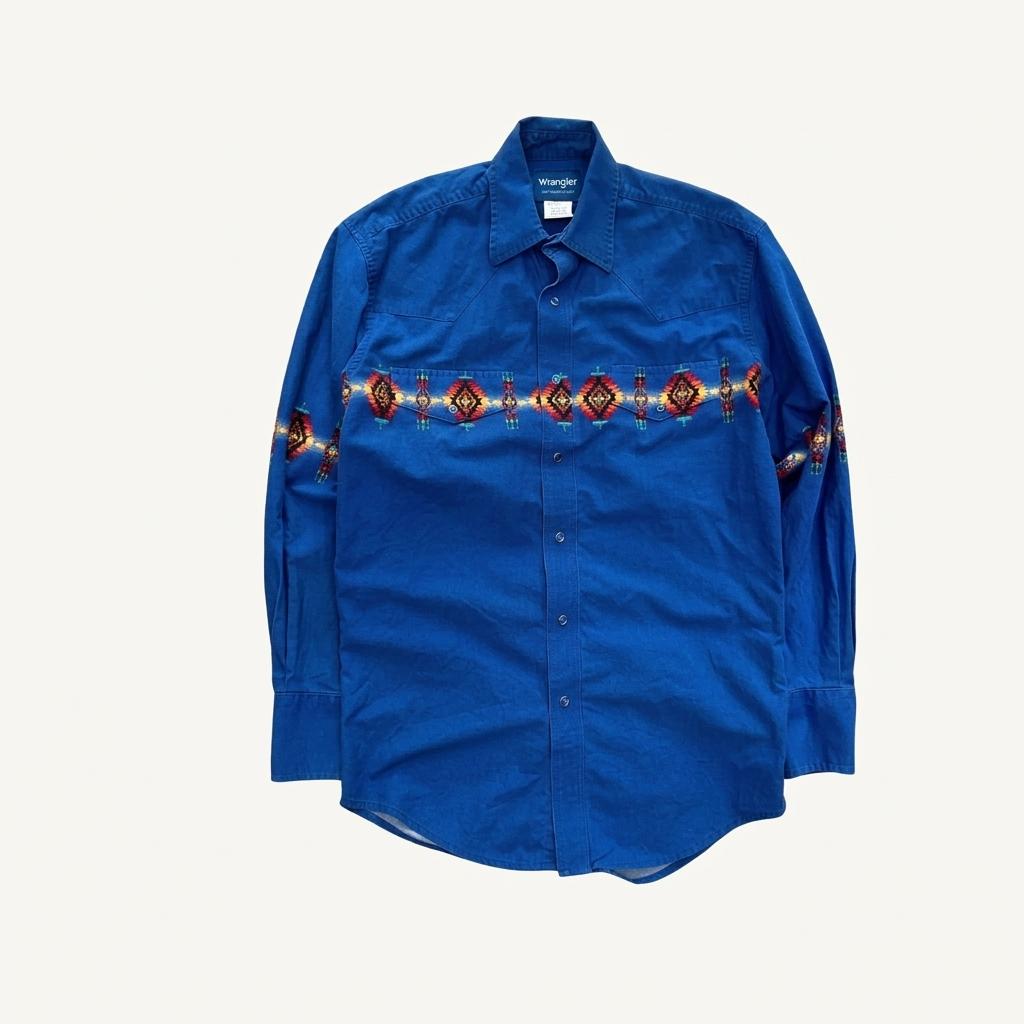 [95] Wrangler Navajo Western Shirt 1