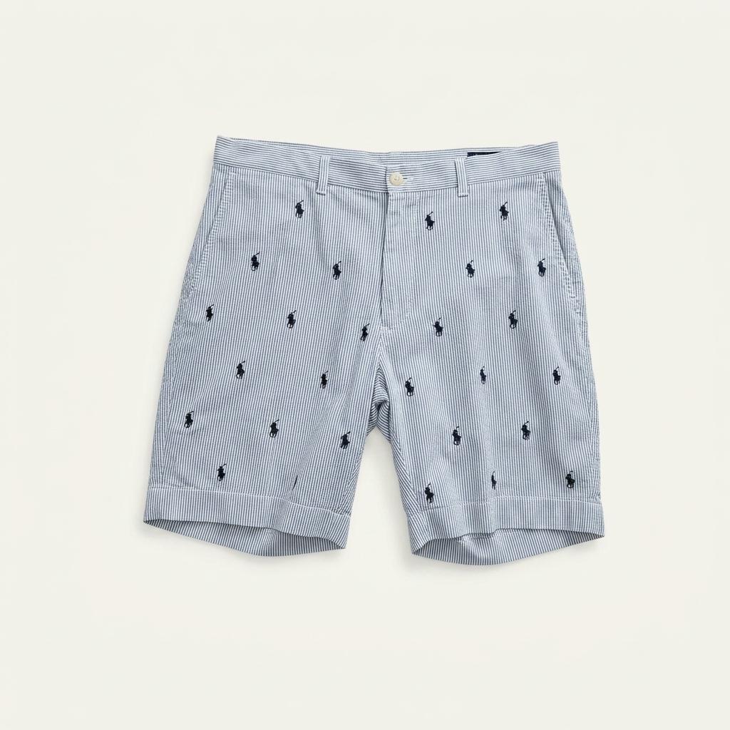 [35] Polo Ralph Lauren Seersucker Shorts [LV041] 1