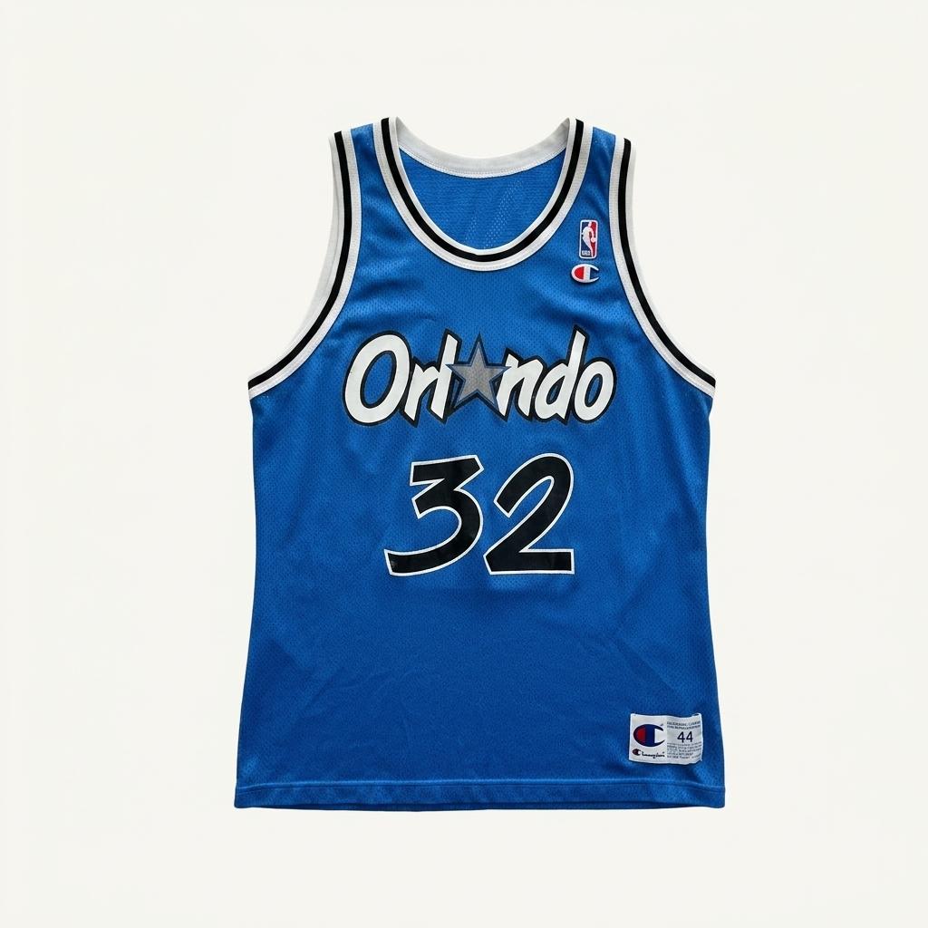 [F] 90's Champion Shaquile O'Neal Jersey 1