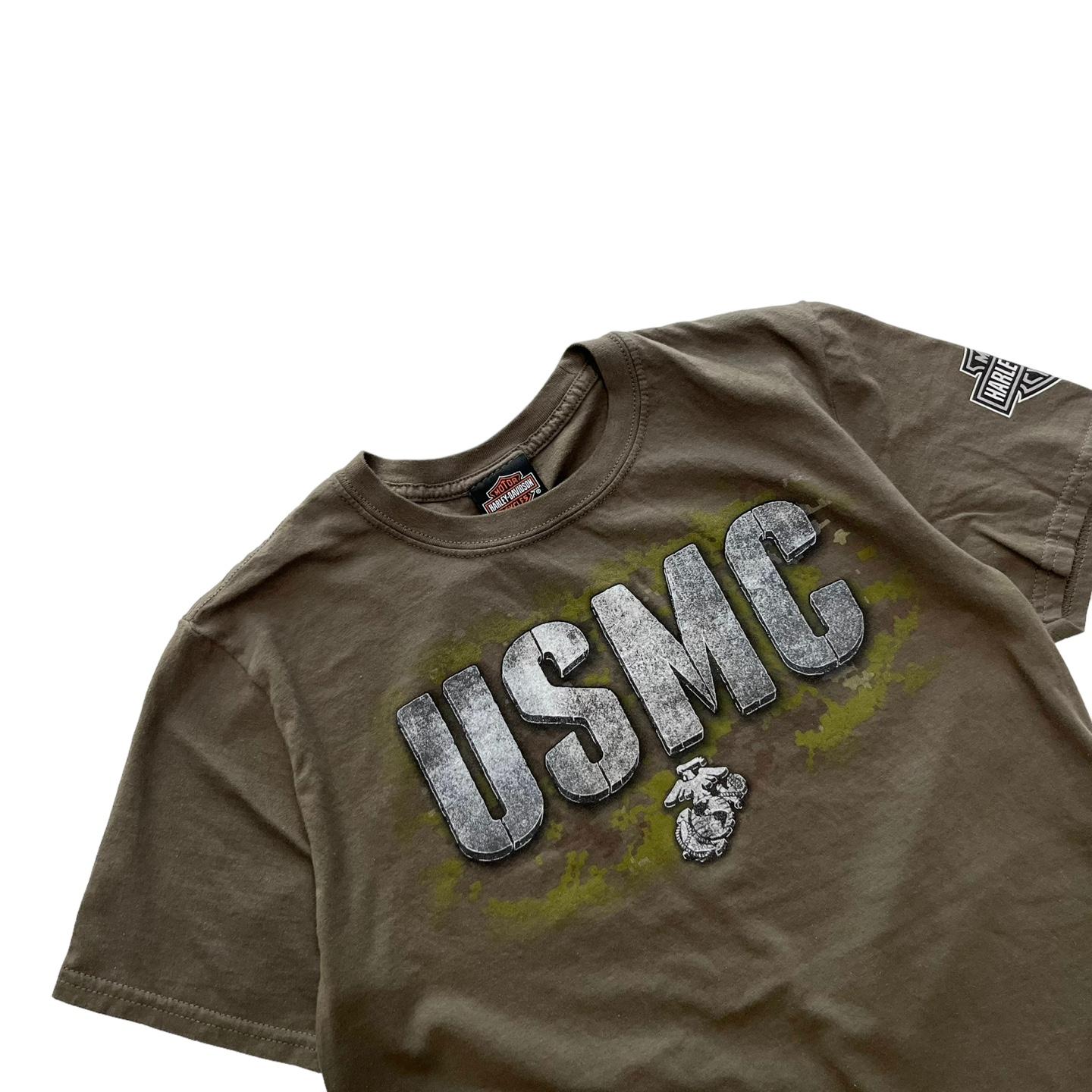 [95] Harley Davidson 'USMC' T Shirt 3