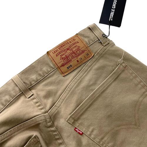 [32] Levis 505 Beige Jeans [LV774] 9