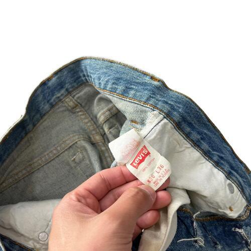 [27.5] 90's Levis 501xx 555 Factory Jeans [LV401] 7