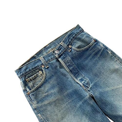 [27.5] 90's Levis 501xx 555 Factory Jeans [LV401] 4
